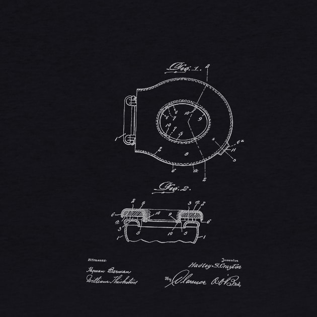 sanitary toilet seat Vintage Patent Hand Drawing by TheYoungDesigns